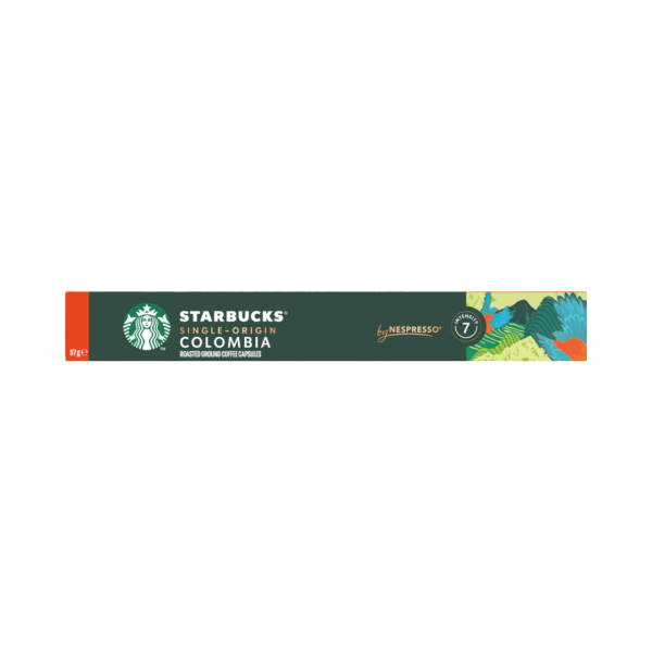 Starbucks Colombia Single-Origin Coffee 7, Nespresso-kompatibel, 10 Kaffeekapseln, 57 Gramm